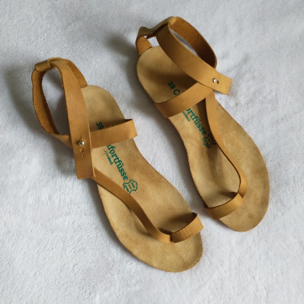 Comfortfusse Comfortfüẞe Sara leather sandals